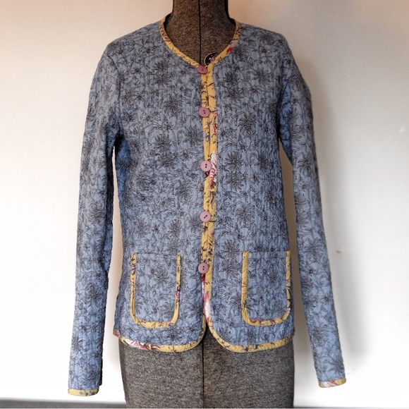 Reversible Quilt Shacket - Picture 2 of 16